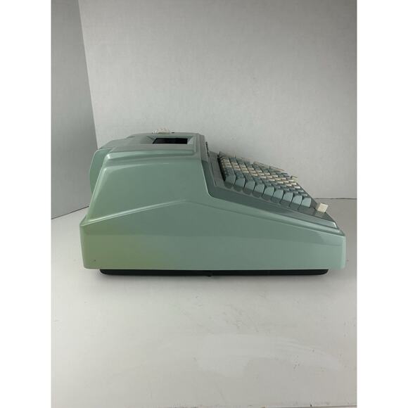 Vintage Remington Model 10811-10 Office Adding Machine Crank Turquoise - Picture 6 of 10